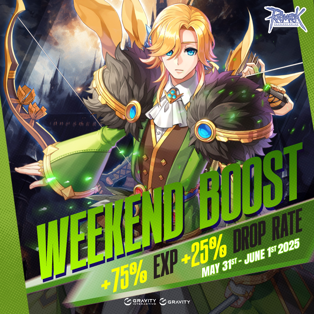 Ragnarok - 📈 Boost Your Weekend Gains! 💥 Enjoy a +75% EXP and +25% Drop ...