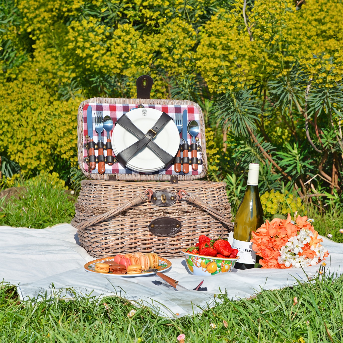 Assiette à Dessert Mélamine Capri - Ø23 Cm, Motif Citrons | Les Jardins De La Comtesse | Sans BPA