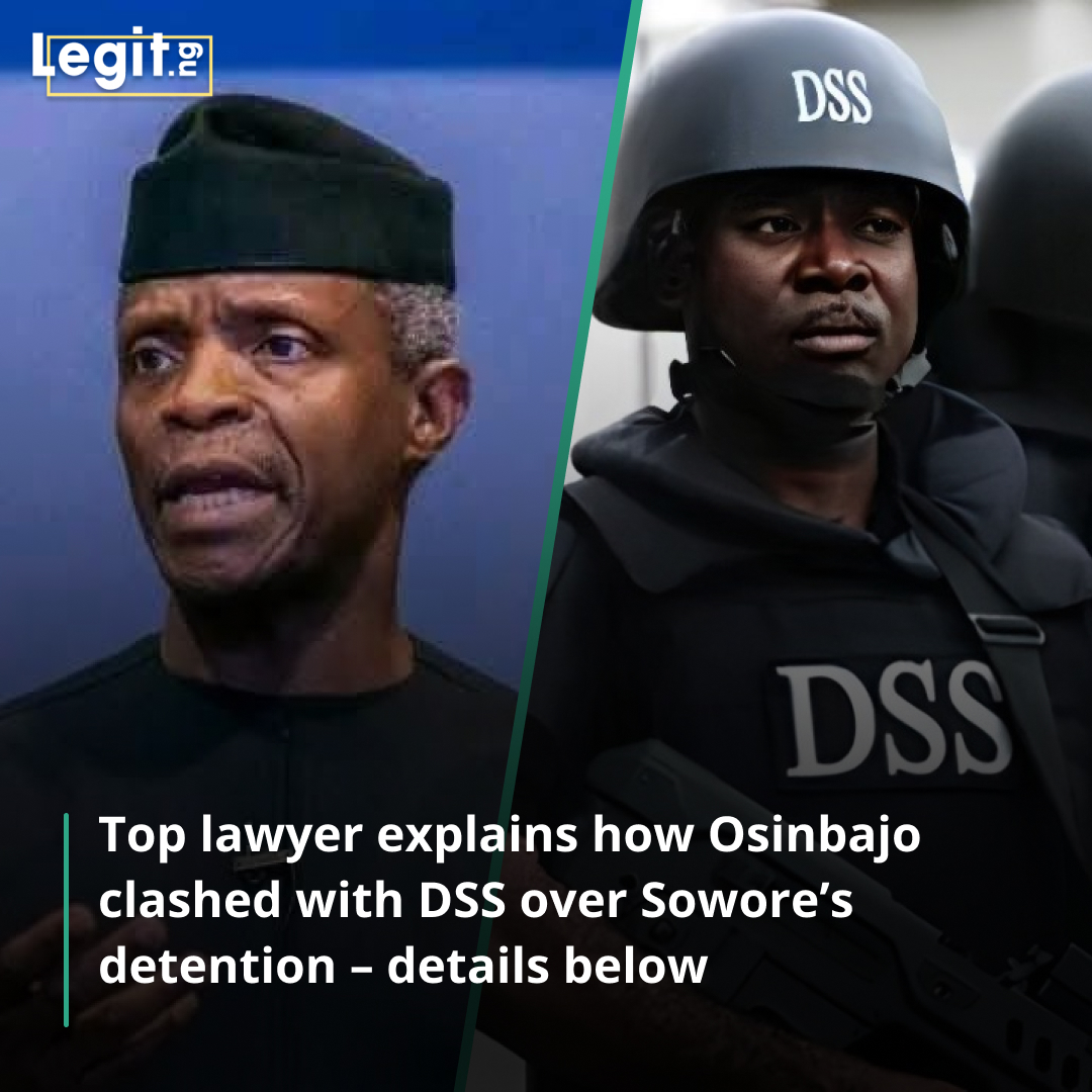 Legit.ng - A prominent lawyer has narrated how Osinbajo clashed with ...