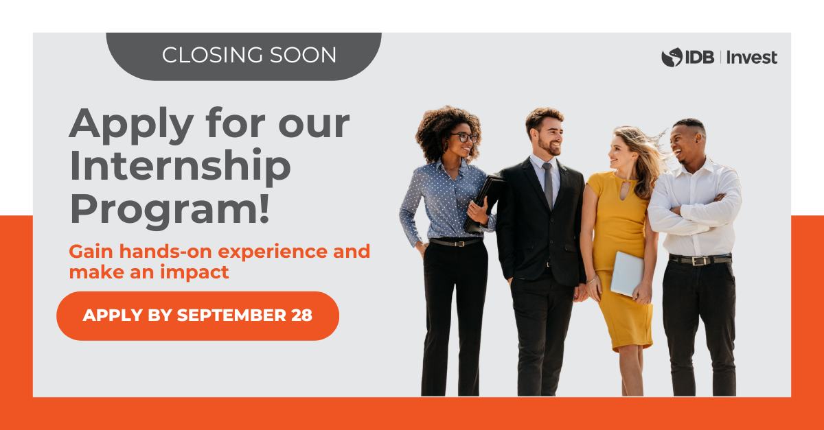 IDB - ⏳ Applications Closing Soon! Don’t miss your chance to join our ...