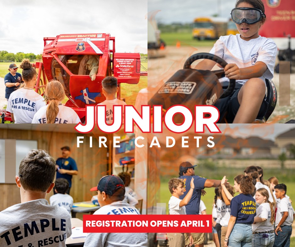 Temple - Applications for our 2025 Junior Fire Cadet Program open ...