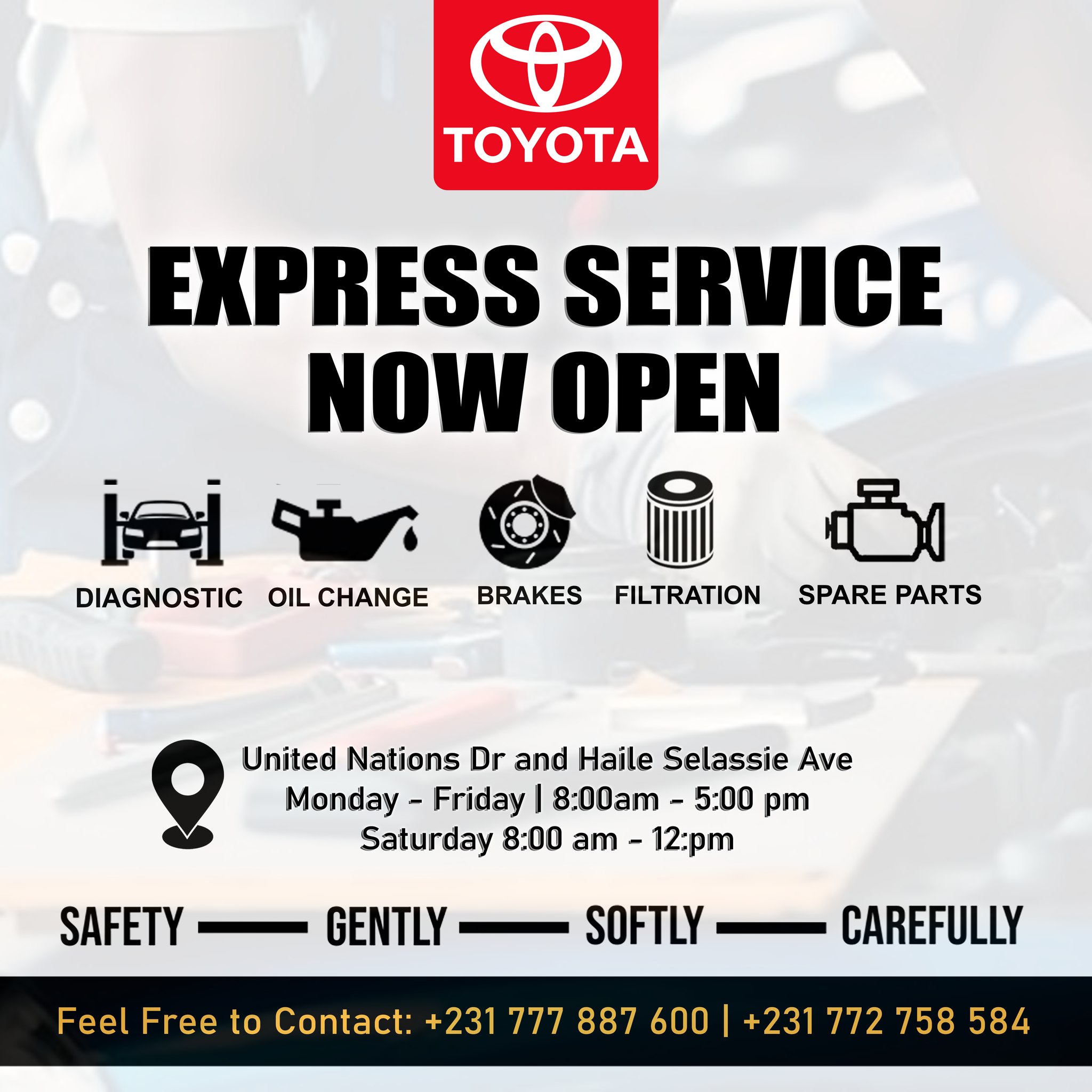 Toyota Liberia - Toyota Express Service Center is now... | Facebook
