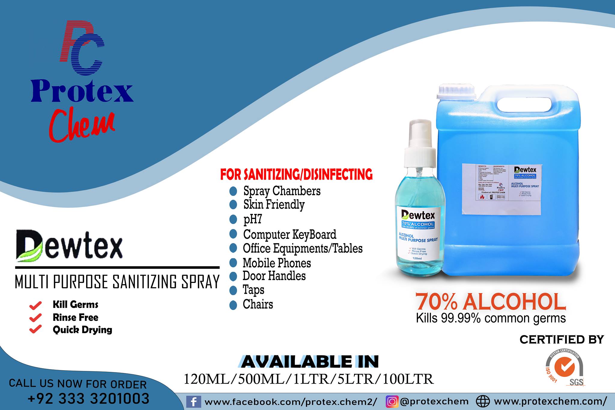 Protex Chem - BMA DEWTEX Multi Purpose Sanitizing Spray. .... | Facebook