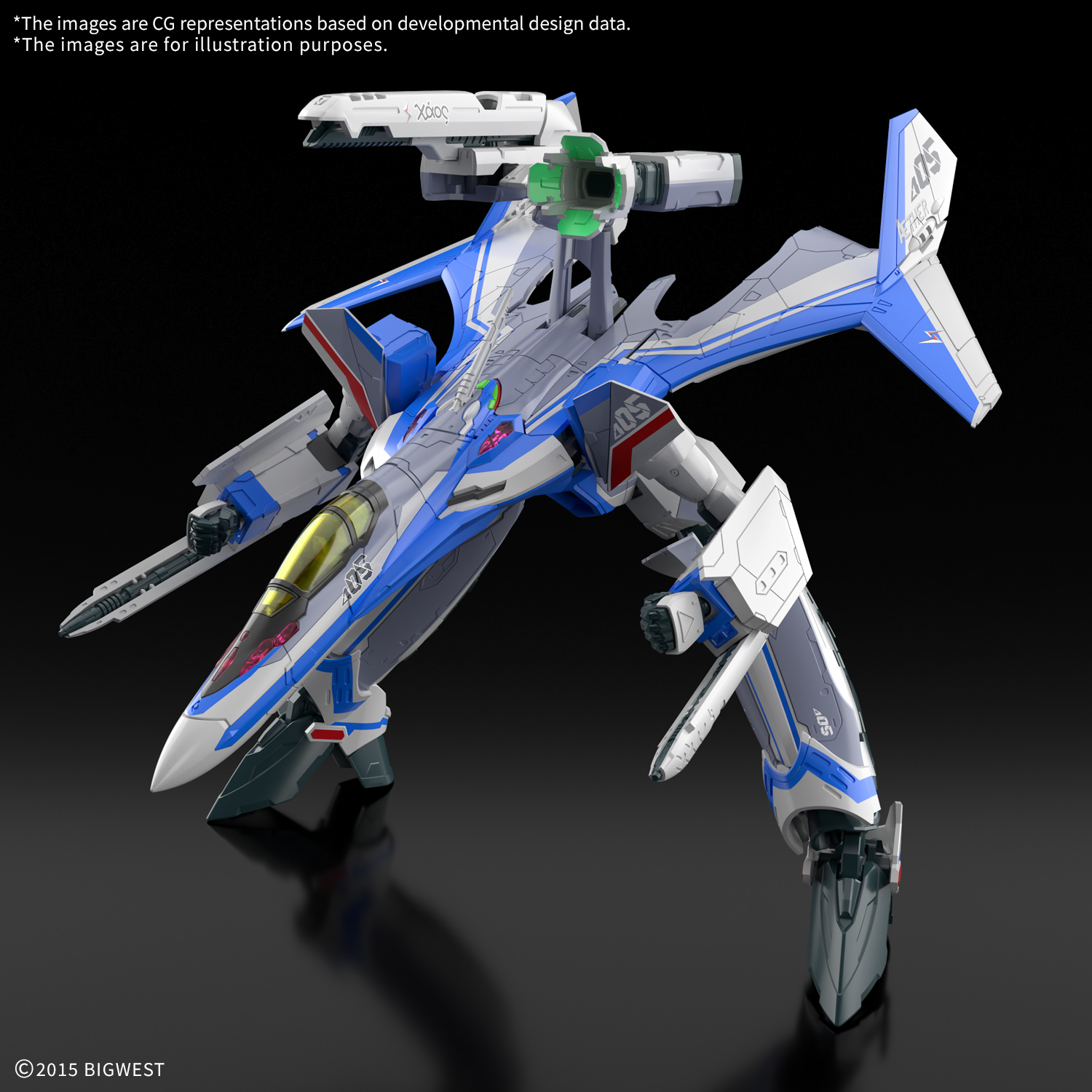BANDAI 2025年7月發售：模型 1/100《MACROSS DELTA》VF-31J Siegfried 