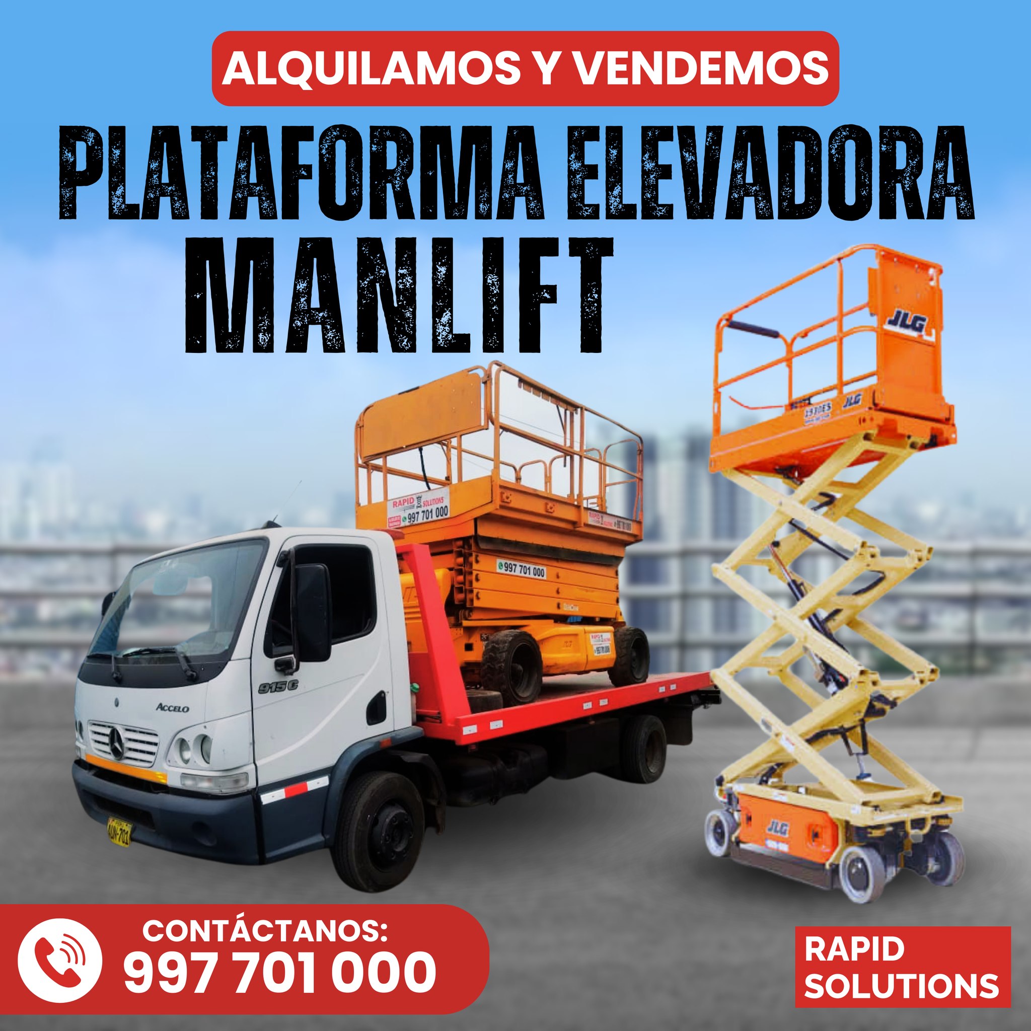 Alquiler - Te Alquilamos y Vendemos las Manlift Más Seguras 🚀🔒 ¡Tu ...