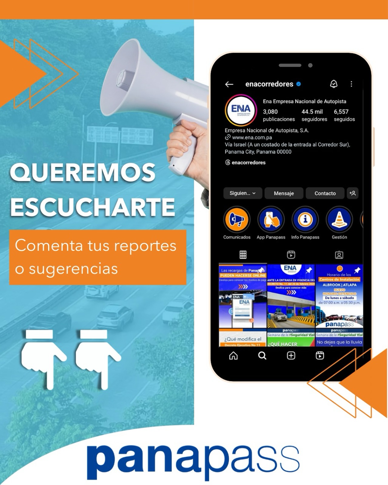 ENA - Mantener los Corredores seguros es nuestra prioridad, por eso ...
