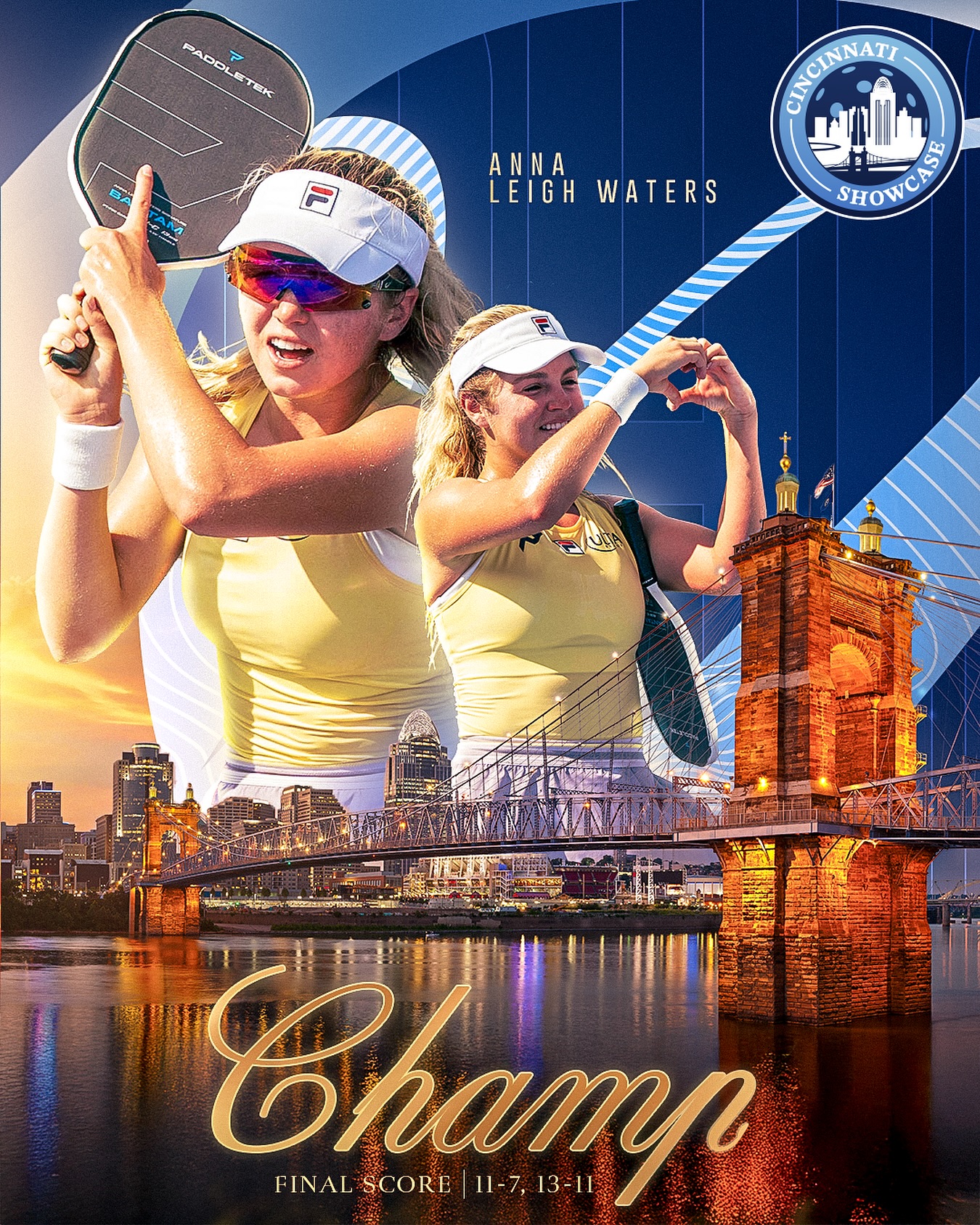 Women's Singles Champ 🏆 @anna.leigh.waters