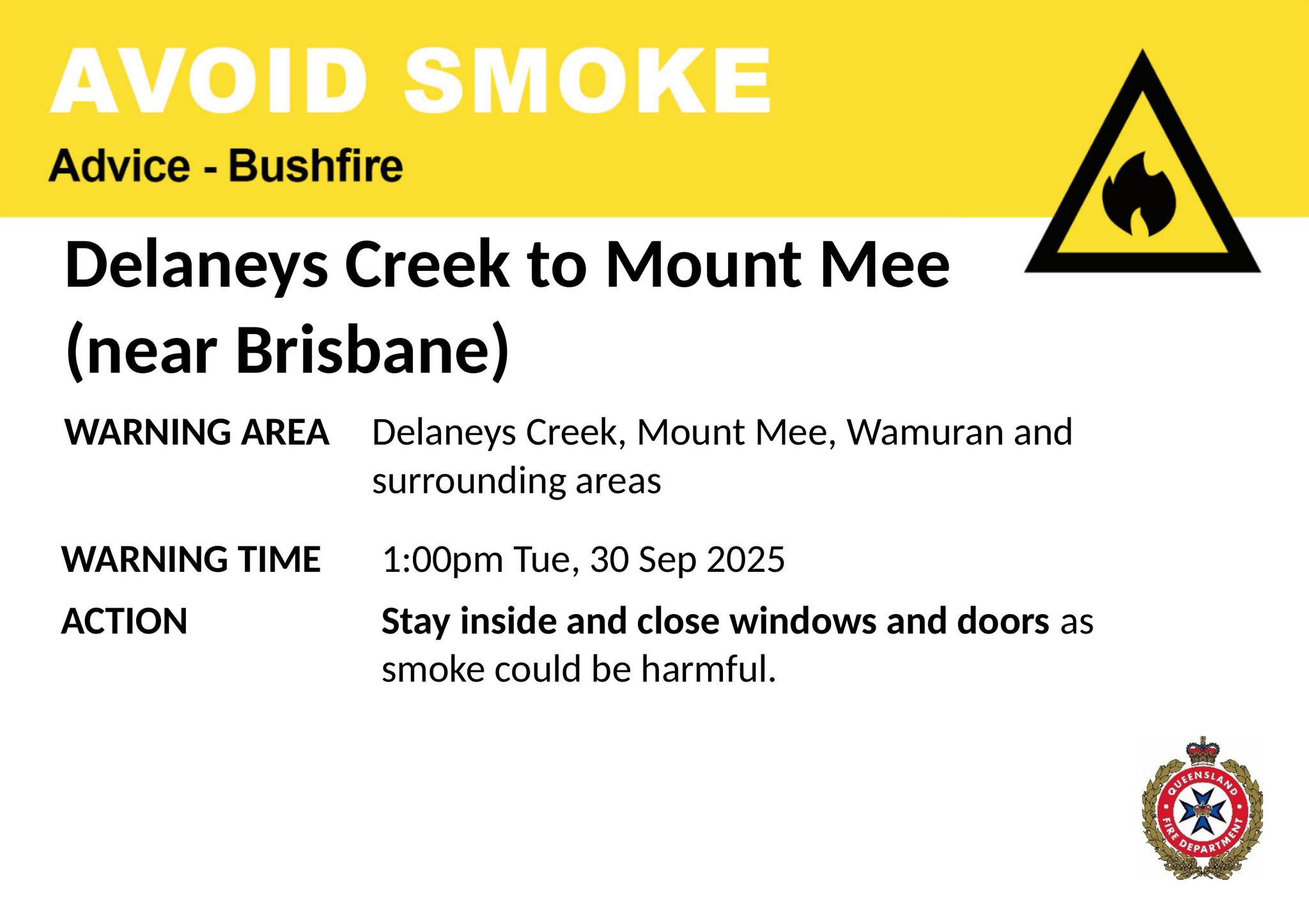 Queensland - For all current warnings, updates and mapping go to https ...