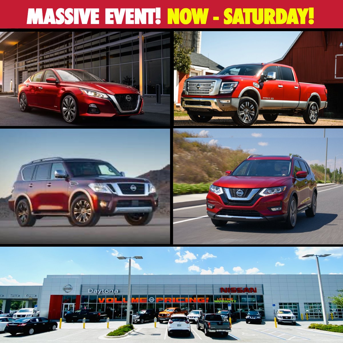Daytona Nissan Sales Event | Daytona Beach FL