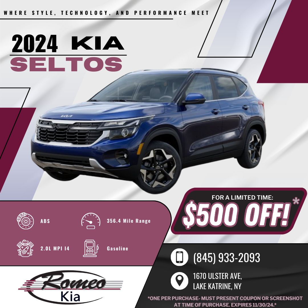 🎉 Save $500 on the 2024 Kia... - Romeo Kia of Kingston