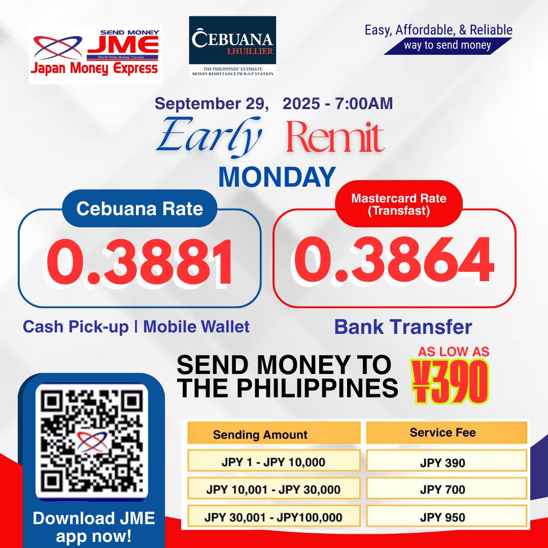 JME - 📈Monday Rate- Good Morning 🌤️ REMIT NOW & WE APPROVE LATER ...