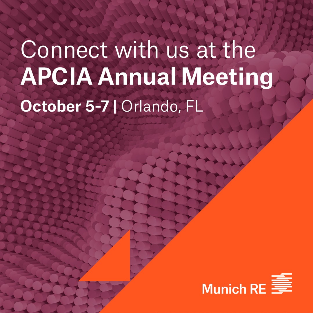 Munich Re, US - Are you attending the APCIA Annual... | Facebook