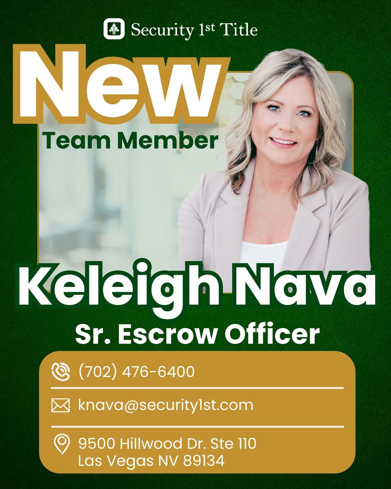 🎉 Exciting News from... - Security 1st Title - Nevada | Facebook