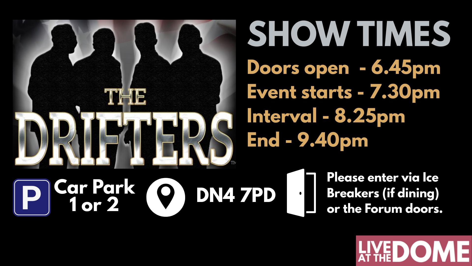 The Drifters - New show on sale NOW! The Drifters are coming to ...