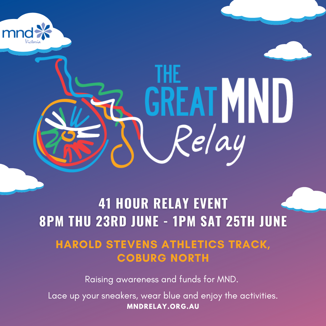 The Food - Motor Neurone Disease Association of Victoria are holding a ...