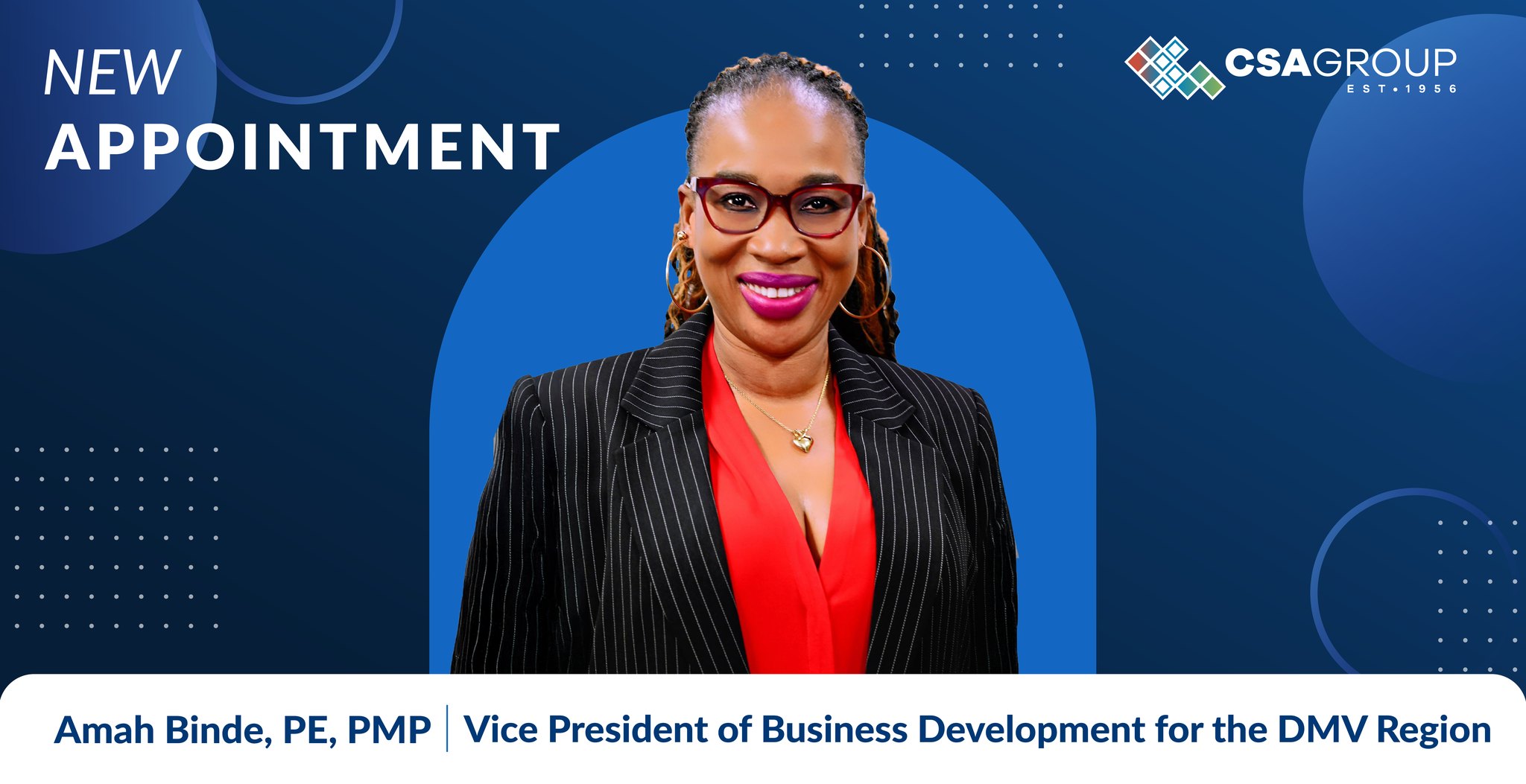 CSA - We are delighted to officially announce that Amah Binde has ...