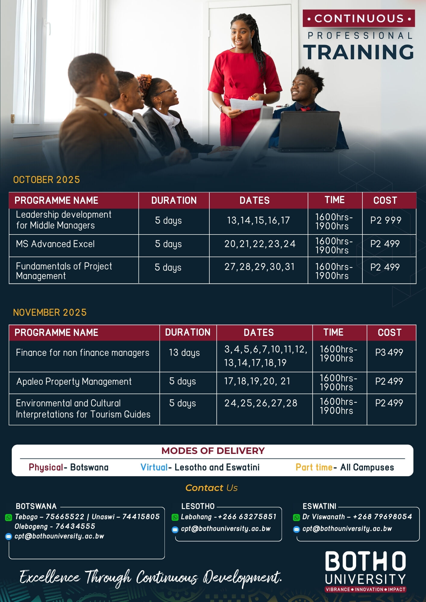 Botho University Online - BUO | Gaborone