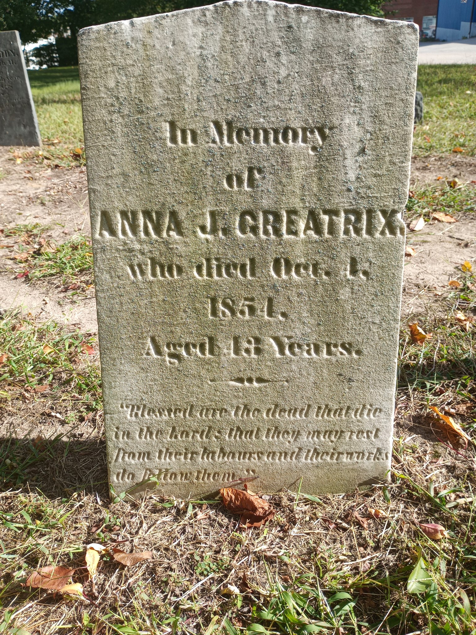 WHY STONE... - Cranston Historical Cemeteries Commission | Facebook