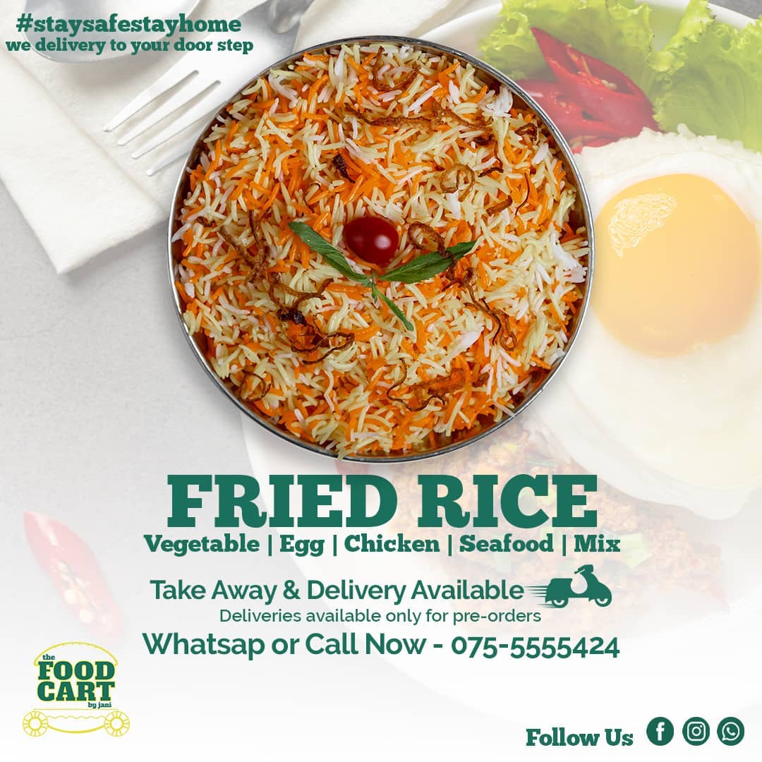Get your favorite fried rice from... - The FOOD CART by jani