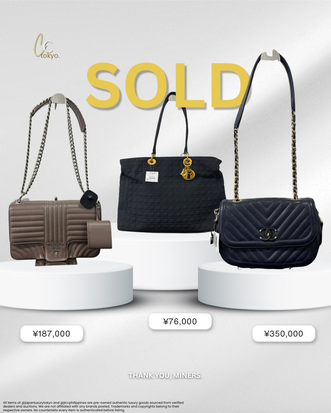 Authentic pre-owned luxury goods at Japan Luxury by Christian Carlos