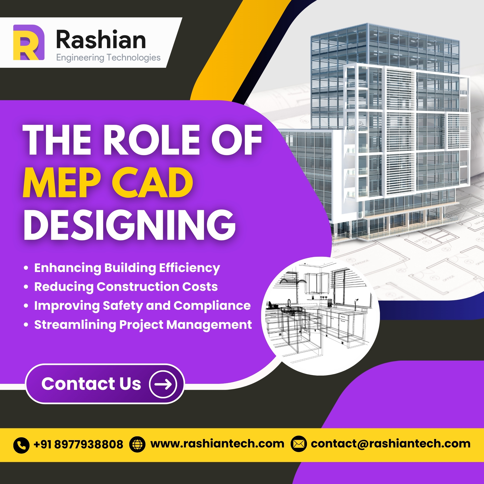 Rashian - 🏗️ The Role of MEP CAD Designing in Modern Construction At ...