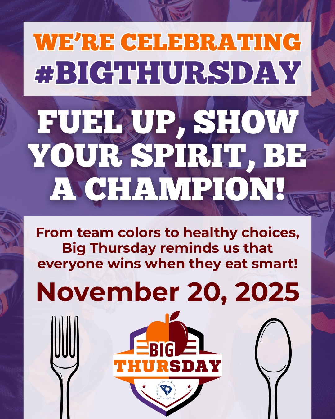 Greenwood - Fueling champions this Big Thursday! 💪🥗 Today’s all about ...