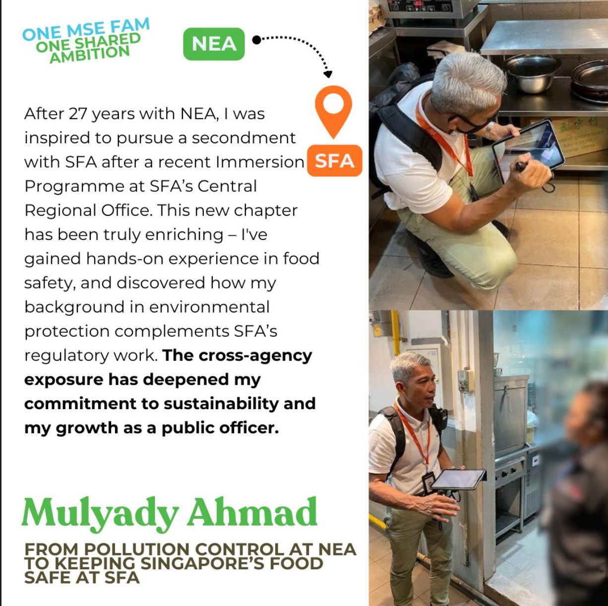 Meet Mulyady, who found his... - Singapore Food Agency (SFA) | Facebook