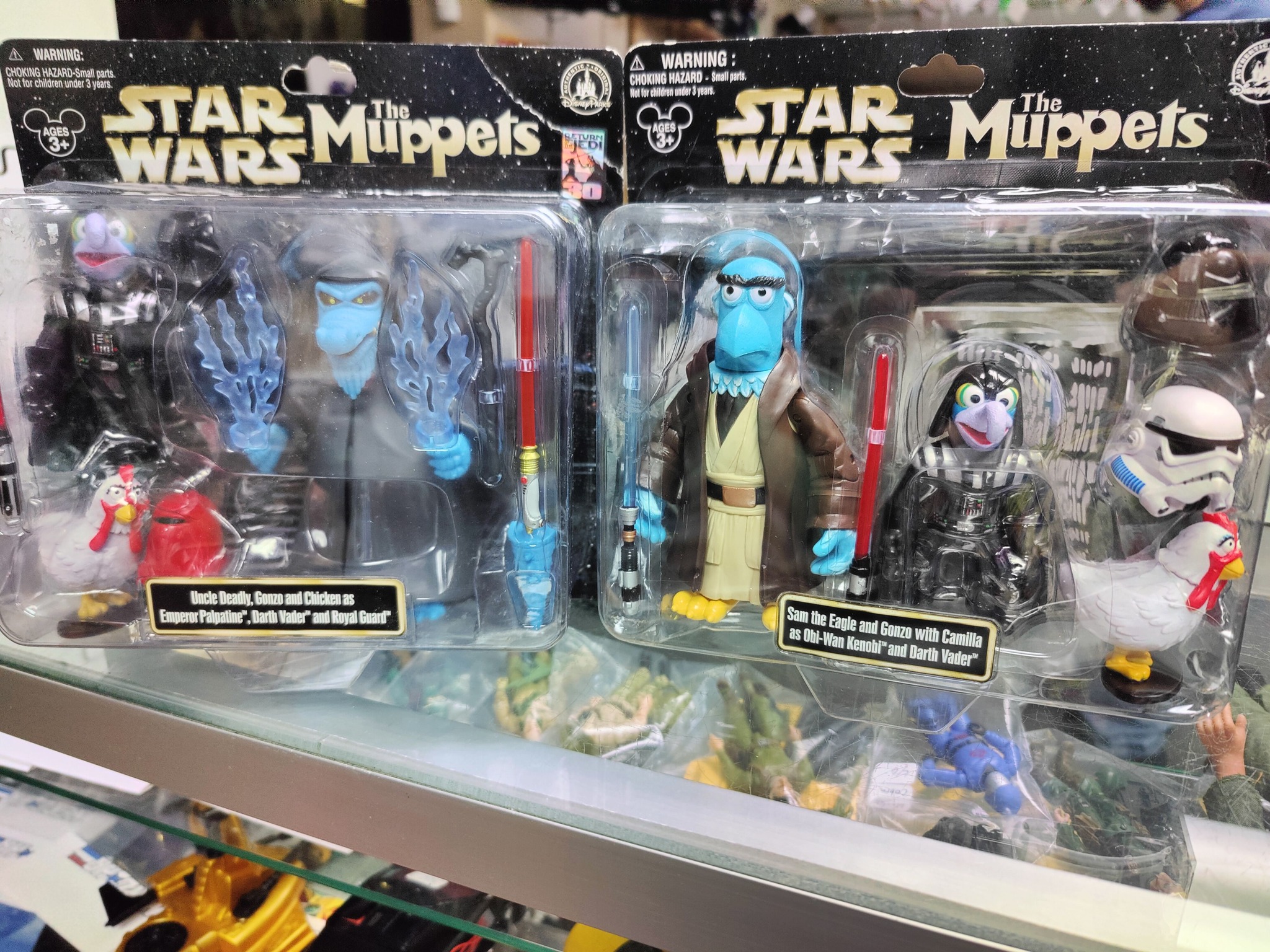 Muppets Star Wars crossover figures from 2008