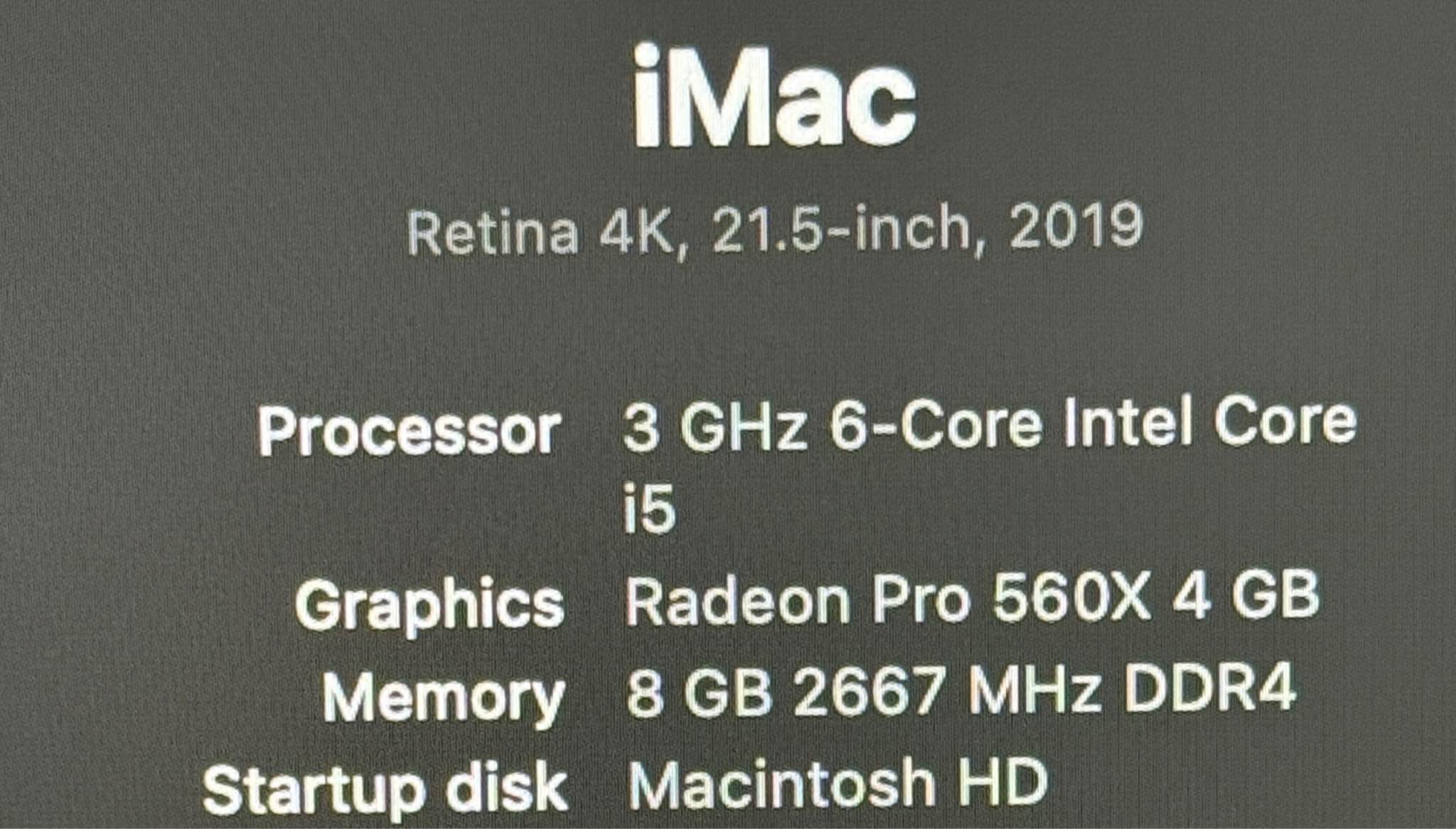 2019 iMac 21.5” Retina 4K - Desktop Computers - Round Lake, Illinois ...