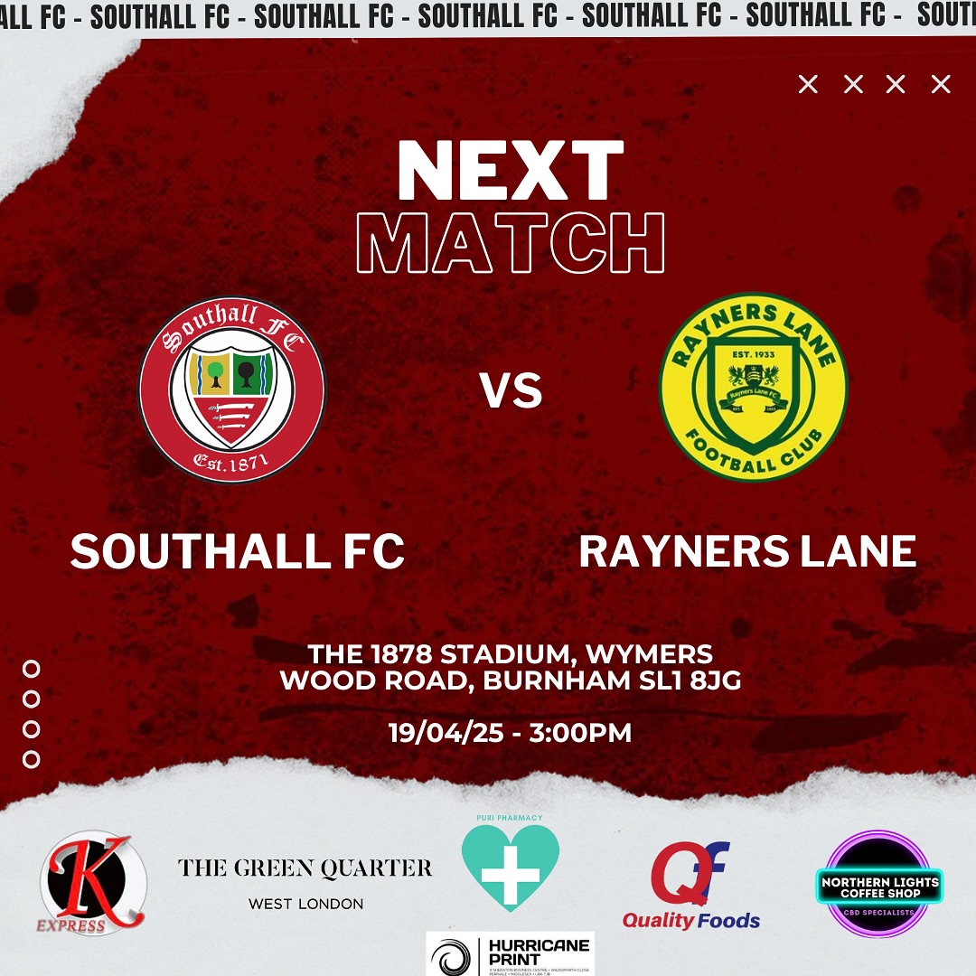 Southall - 🔴⚪️ HOME MATCH ⚪️🔴 Join us for our final Home League game of ...
