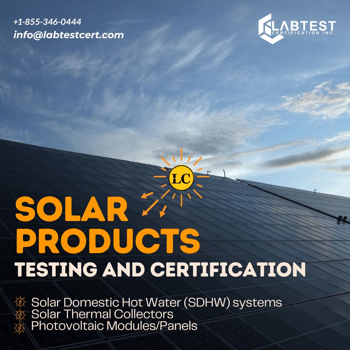 LabTest - LabTest Certification evaluates #SolarCollectors according to ...