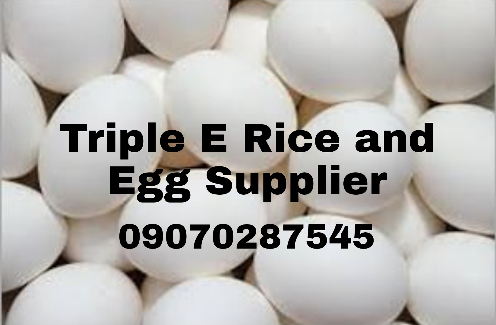 Triple E Rice and Egg Supplier | Manila
