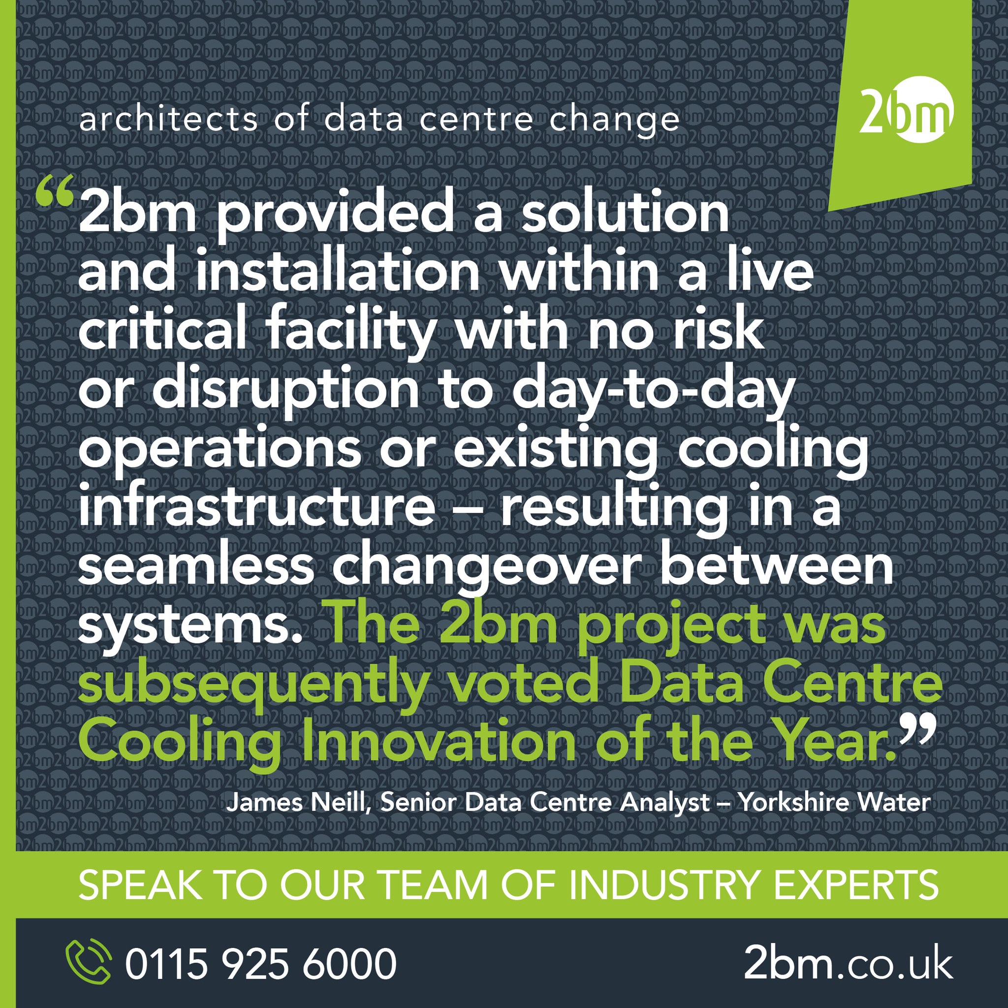 2bm - This case study was a 10-year refresh of an existing system that ...