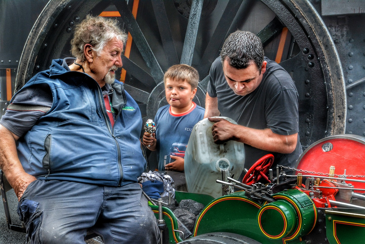 Irish - 🚂 Topped up and ready to roll! A splash of water, a puff of ...