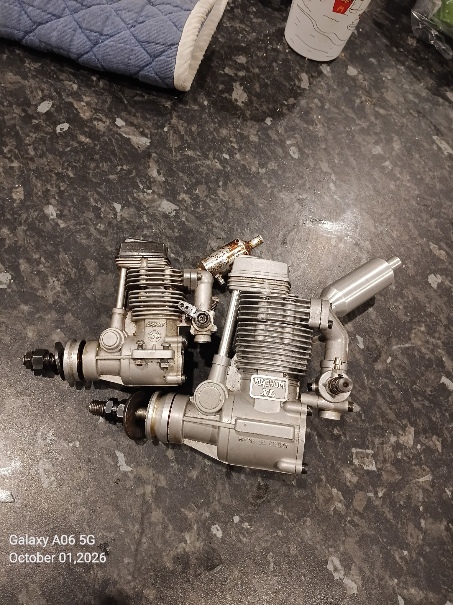 What does 'FA' stamp on OS 40 Surpass engine mean?
