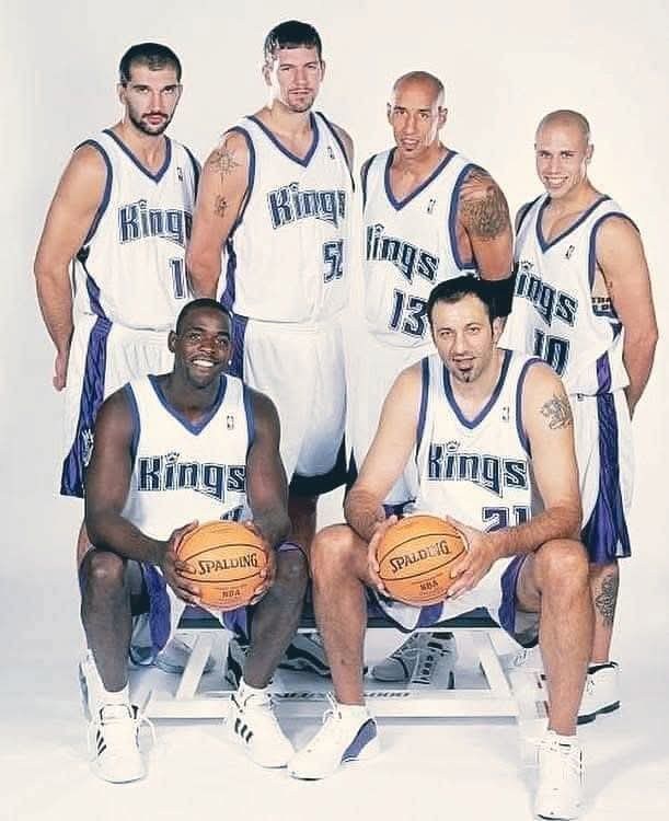 Sacramento Kings 1990's All-Decade Team PG/Spud Webb SG/Mitch