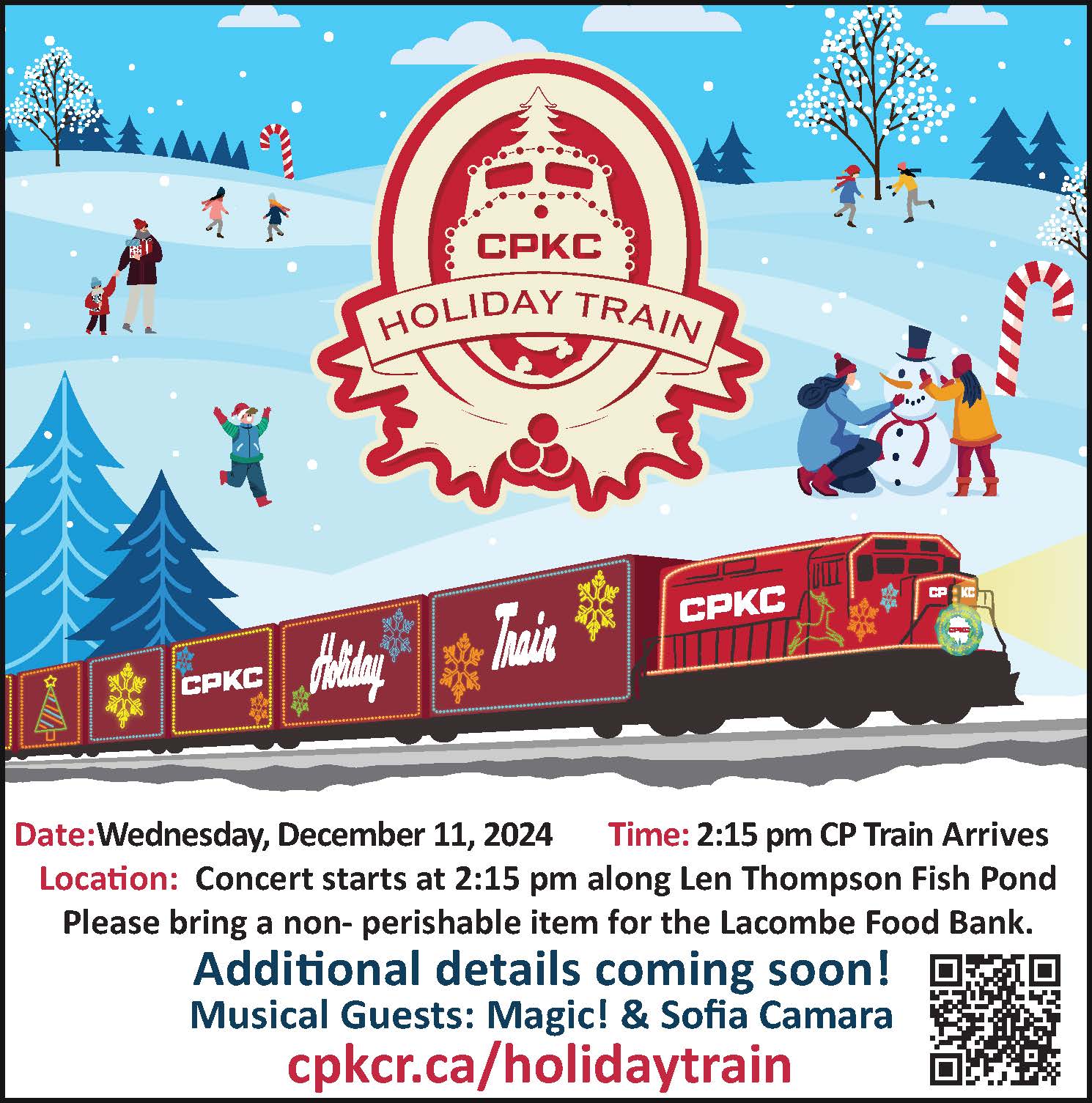 City - Holiday Train| 🚂 CPKC Holiday Train is Coming to Lacombe! 🚂 Join ...