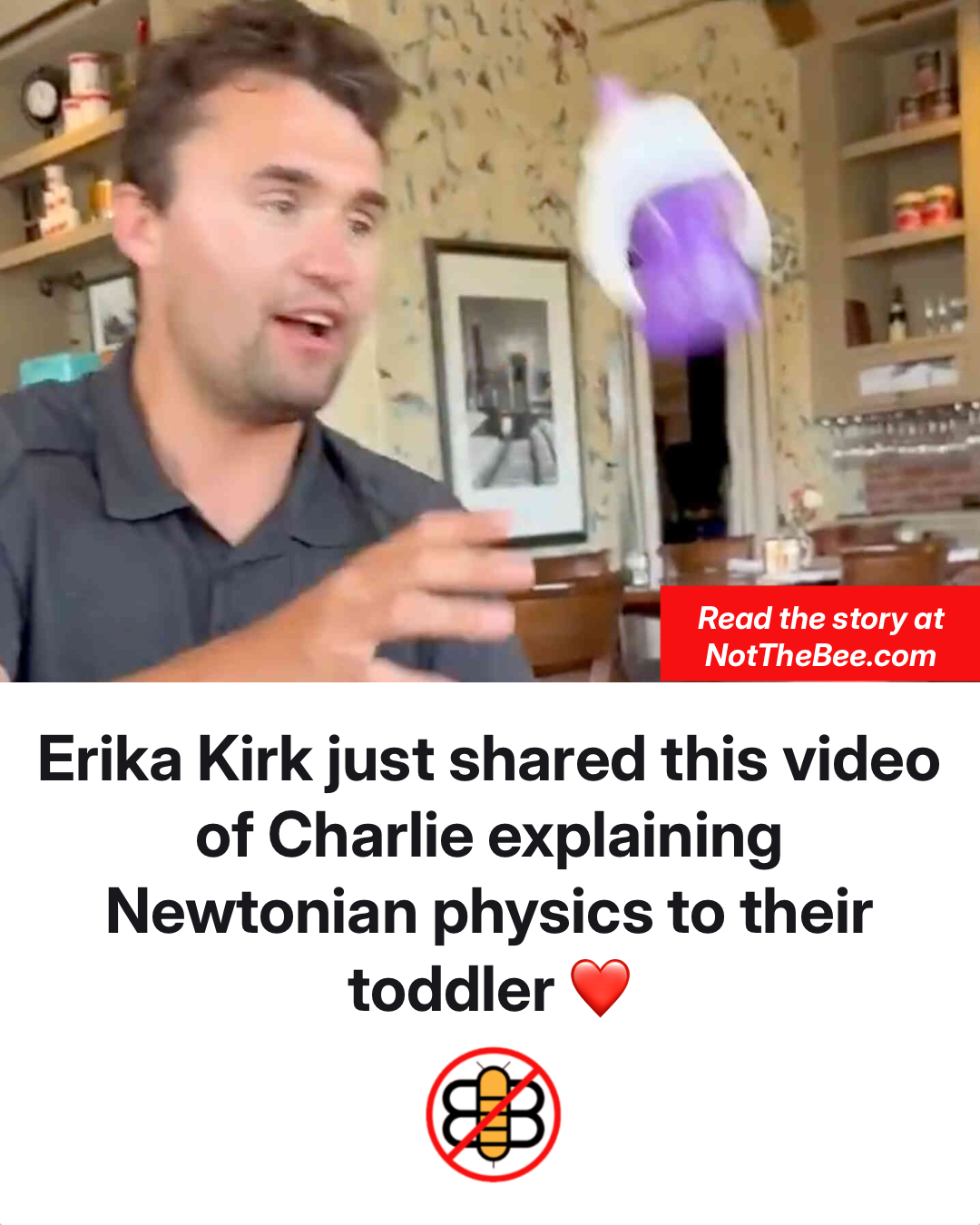 Not - A reminder of who Charlie was: https://notthebee.com/te897 | Facebook