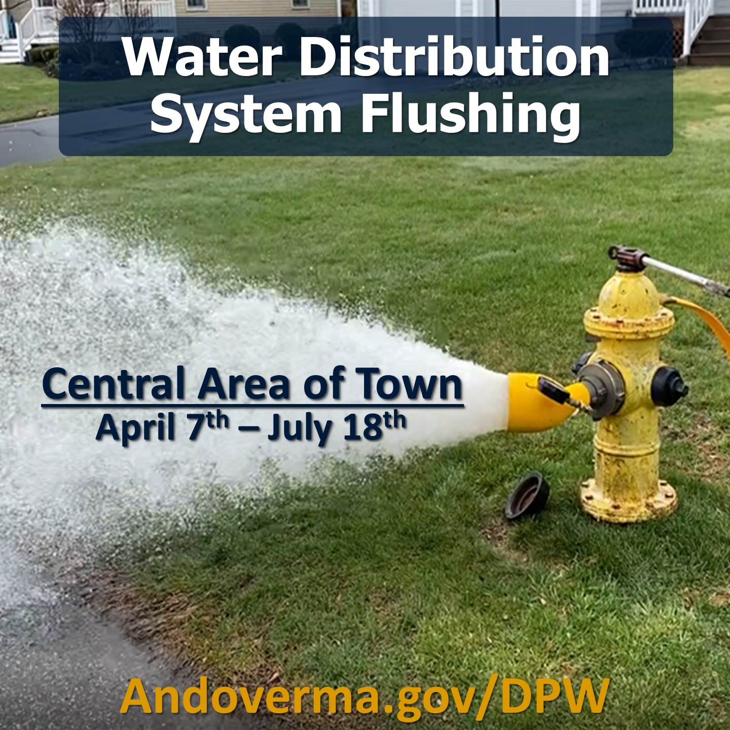 Andover - Water Distribution System Flushing Notice: The spring water ...