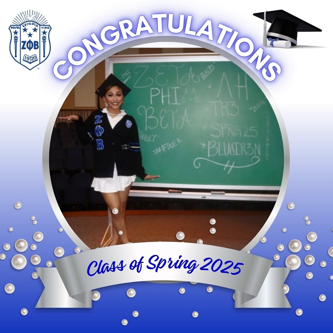 Zeta - 🎓💙 Congratulations to the Spring 2025 Graduates! 💙🎓 Today, we ...