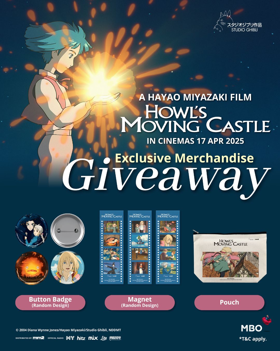 MBO - Calling all #StudioGhibli fans! Catch Howl's Moving Castle at # ...