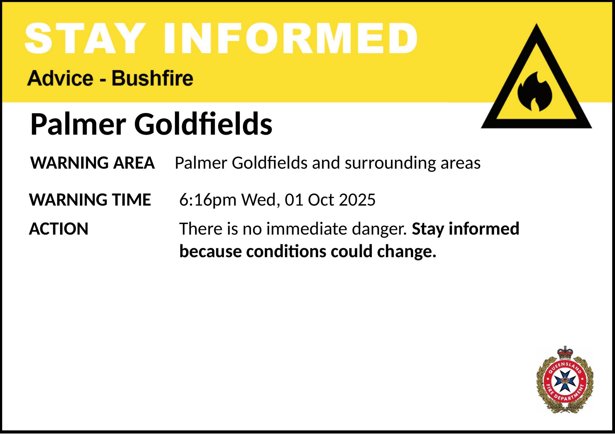 Queensland - For all current warnings, updates and mapping go to https ...