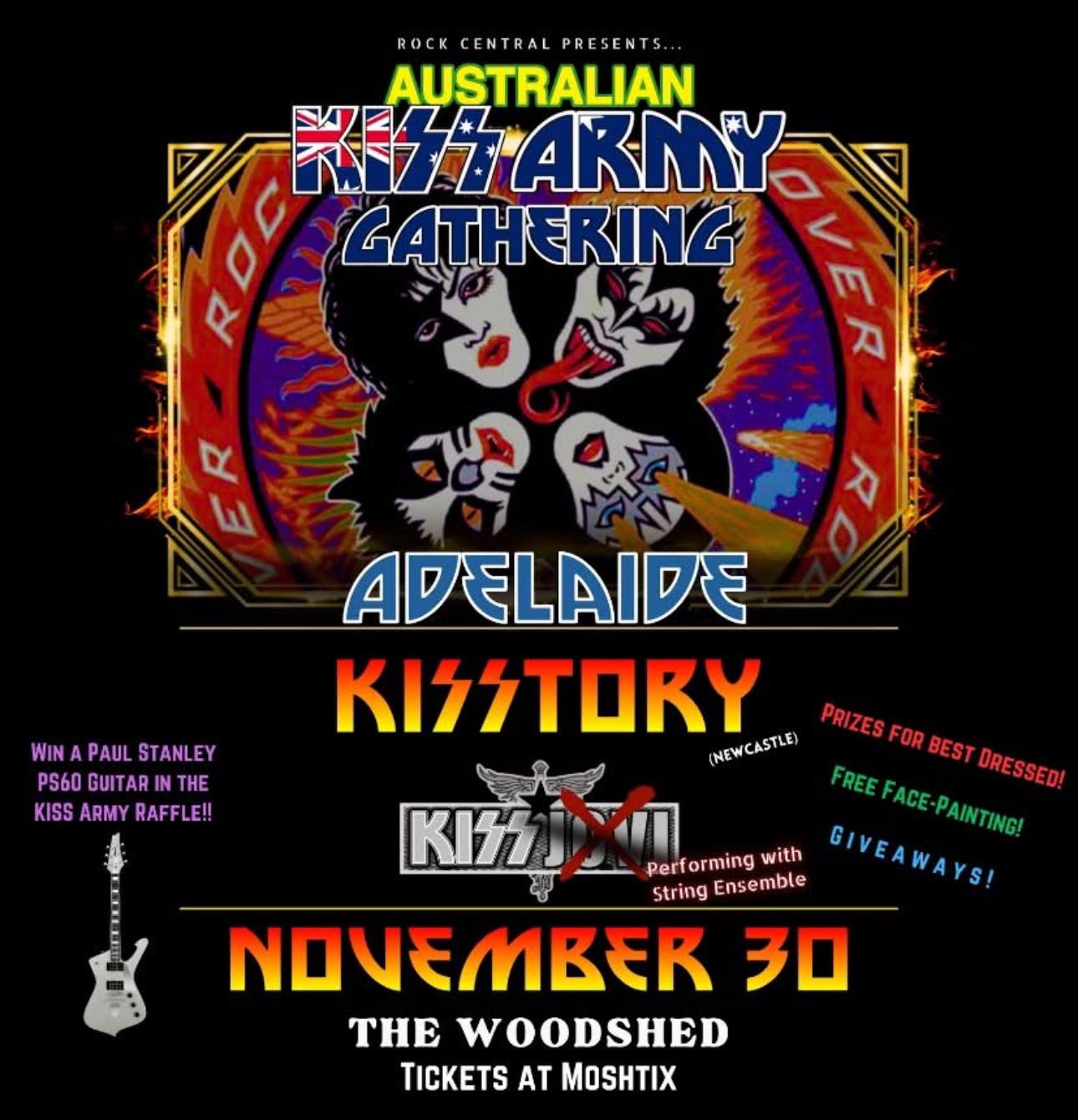 3 DAYS TO GO 'PERTH SANTA DEVIL'S KISS CONCERT