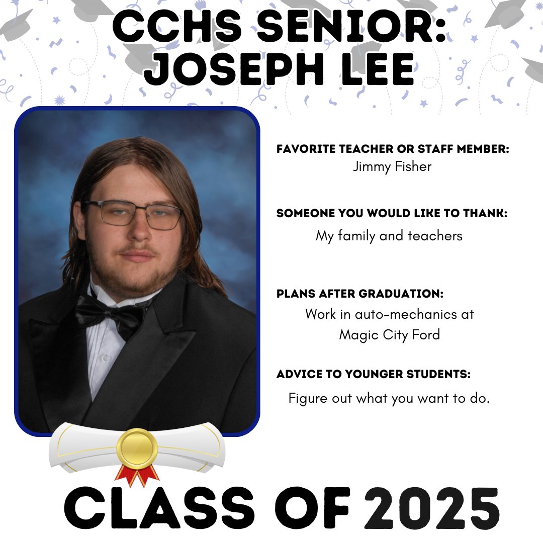 Craig - Graduation is quickly approaching! To honor our 2025 Seniors ...