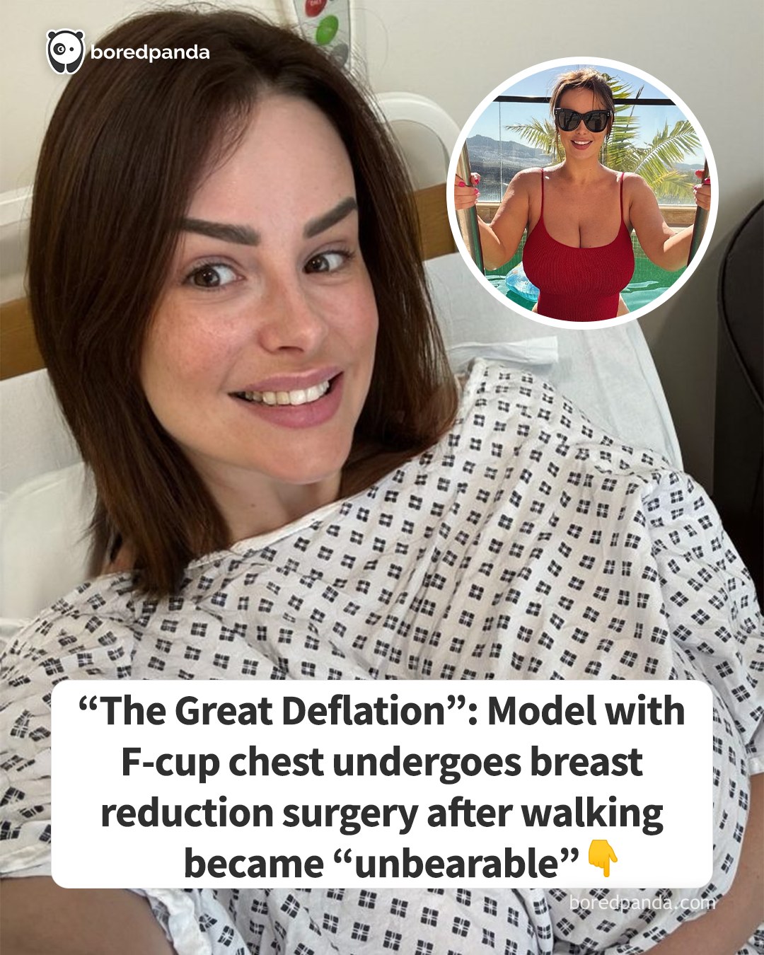 Bored Panda - “The Great Deflation”: Model with F-cup... | Facebook