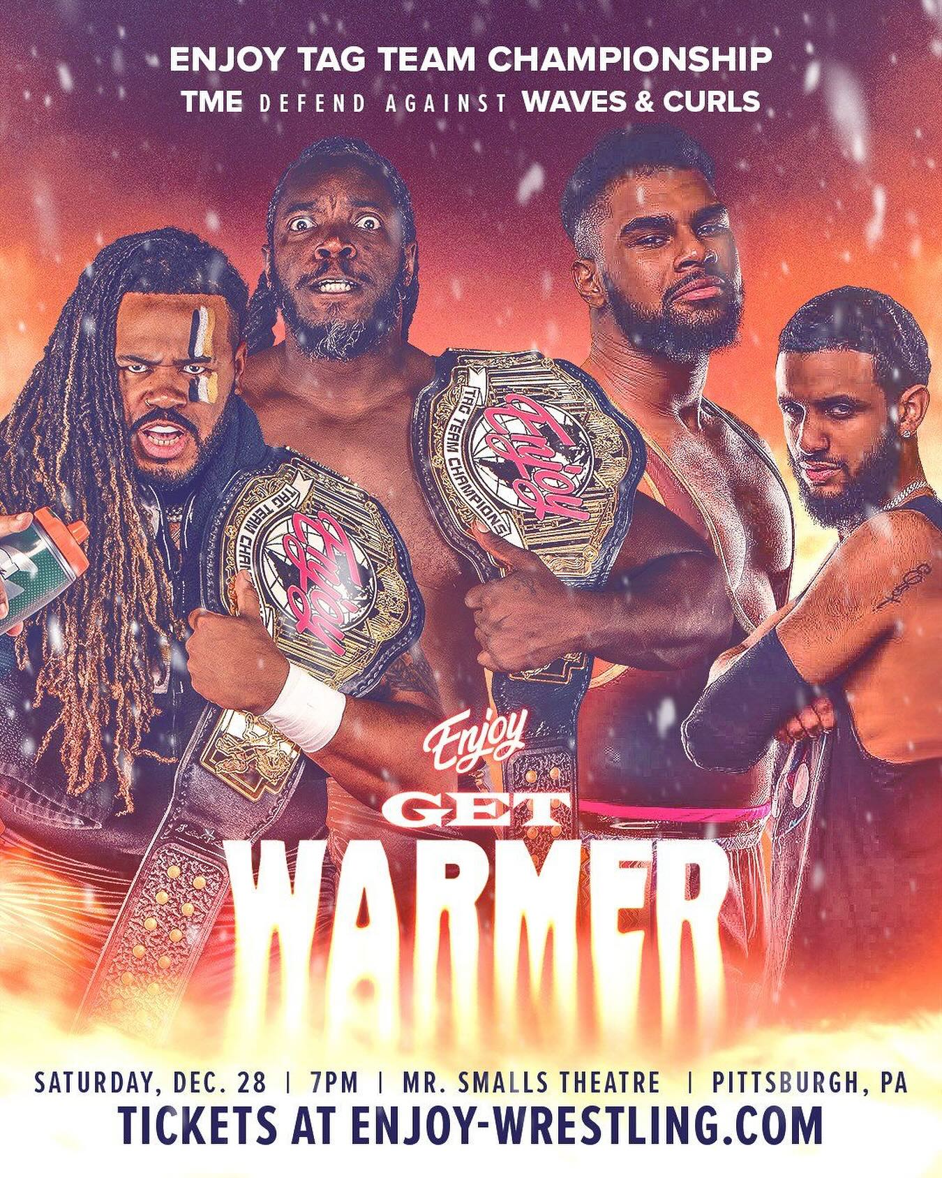 Enjoy Wrestling - The Enjoy Tag Team Championships will be... | Facebook