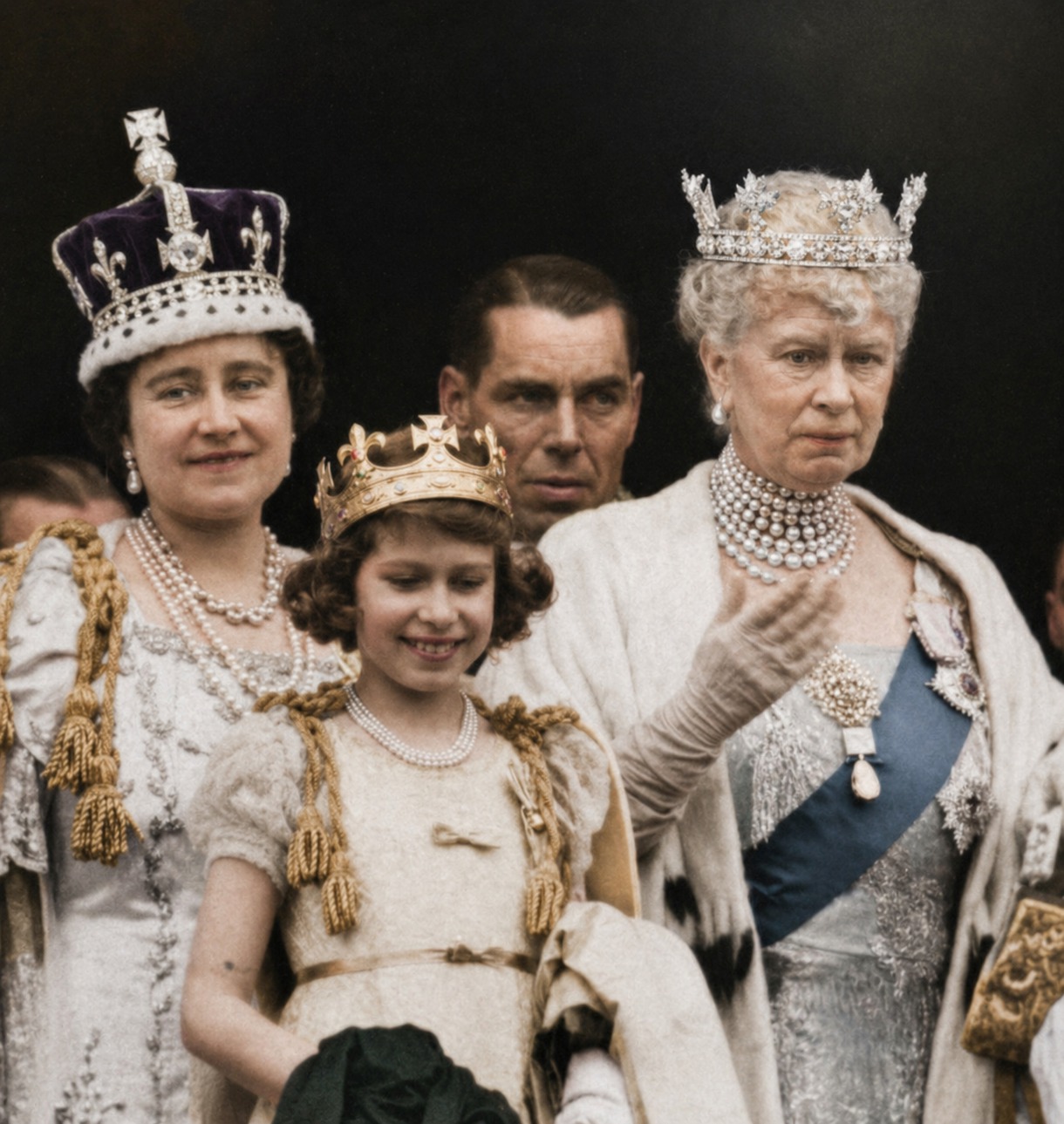 A rare 1980 photograph of Queen Elizabeth, the Queen Mother