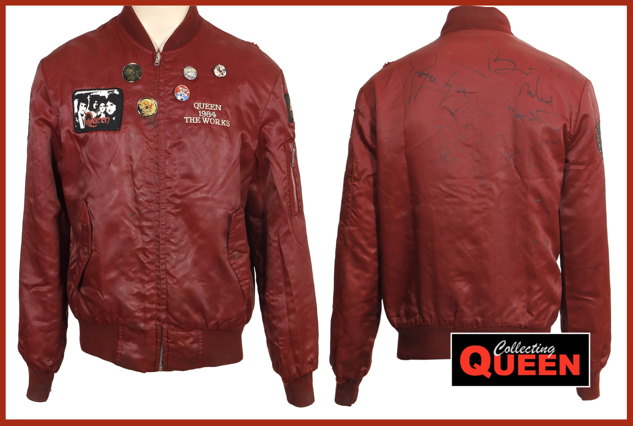 Freddie Mercury's stage-worn New York Yankees bomber jacket