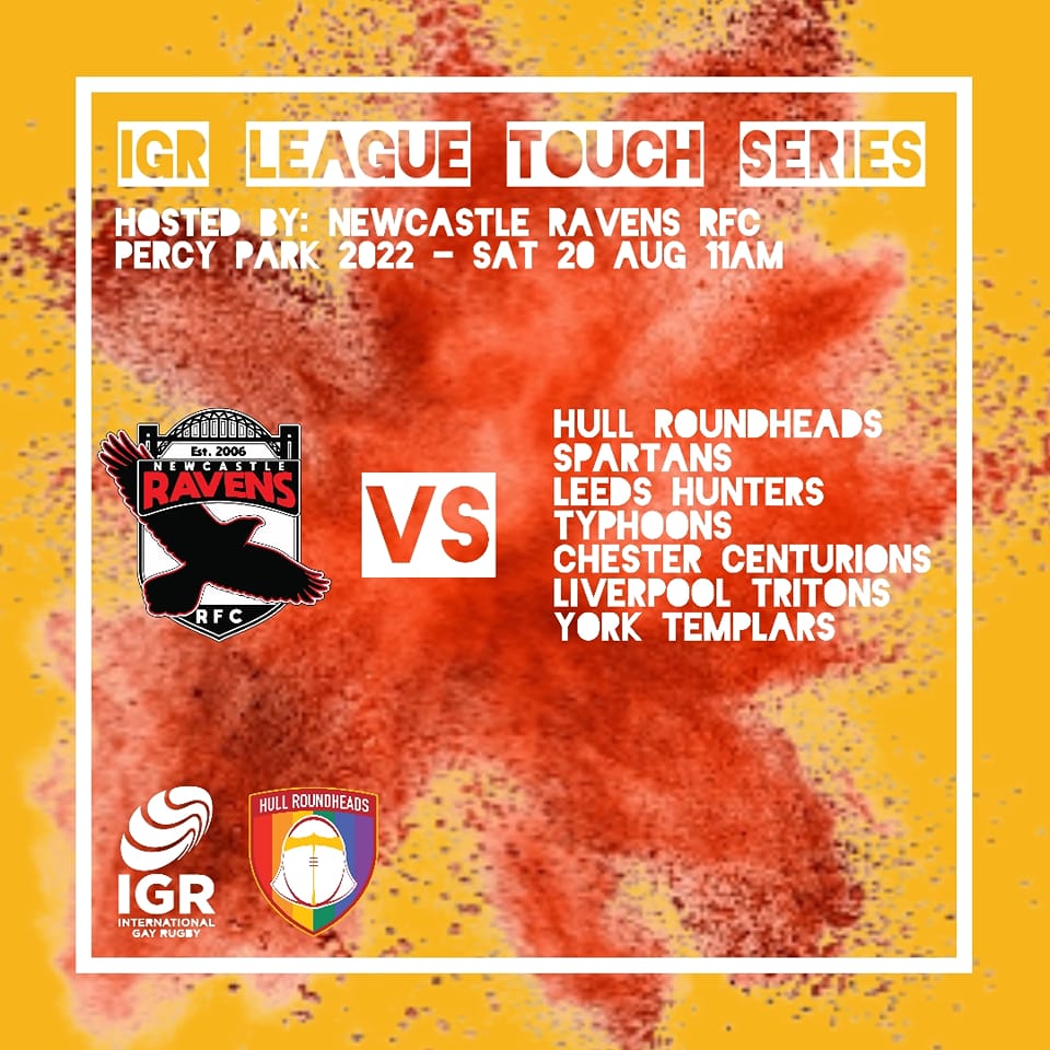 Hull Roundheads - 🏳️‍🌈 IGR TOUCH SERIES 🏳️‍🌈 This Saturday...