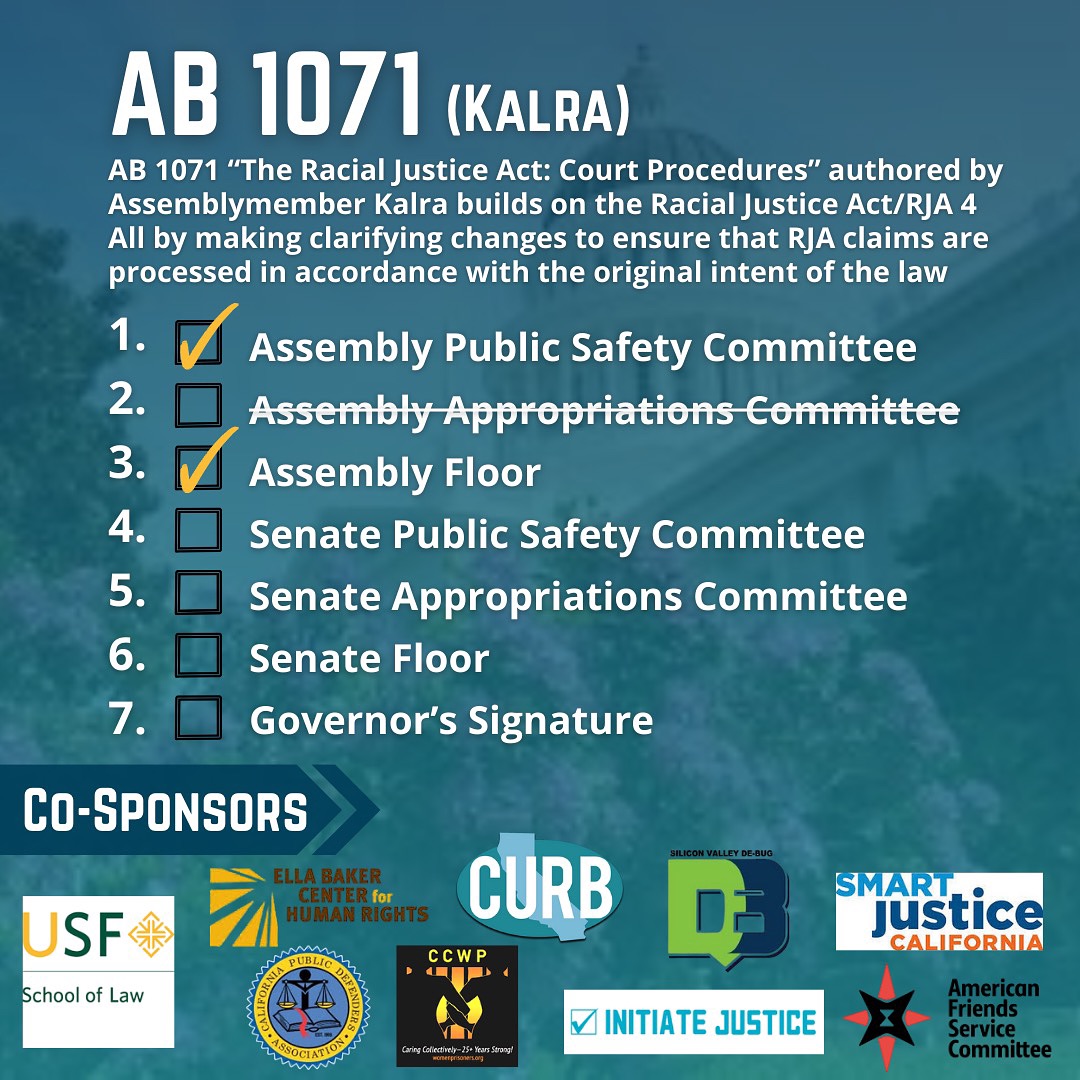 Californians - 🎉#AB1071 (Kalra) passed the Assembly Floor this week ...